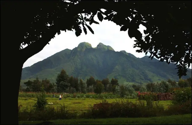 Vista de las montañas de los Volcanes.