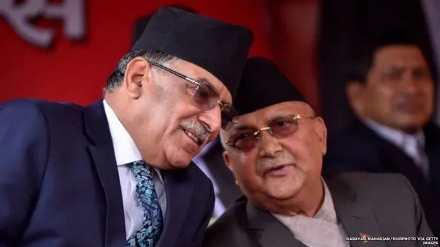 प्रचण्ड र ओली