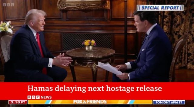 ترامپ در گفتگو با شبکه فاکس