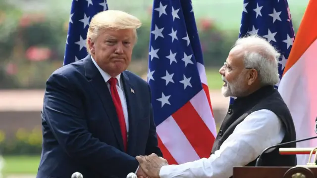 डोनाल्ड ट्रंप और नरेंद्र मोदी