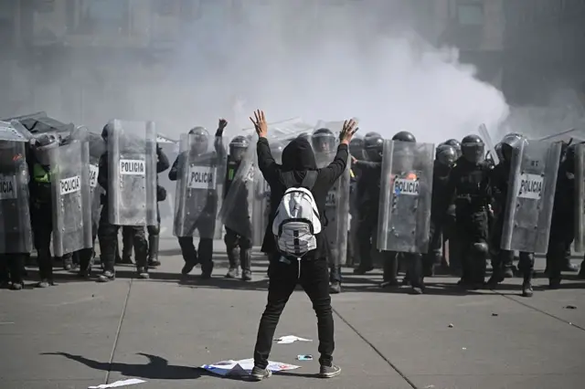 Протесты в Мехико