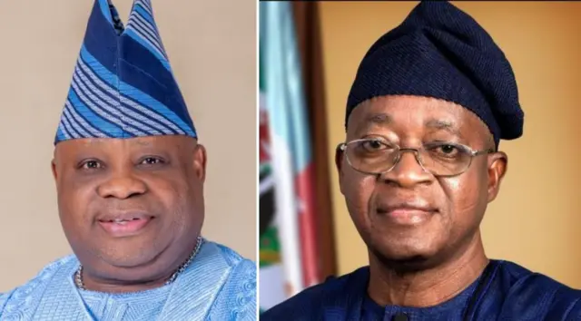 Ademola Adeleke na Adegboyega Oyetola