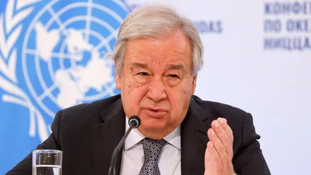 Secretario General de la ONU, António Guterres.