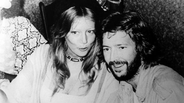Pattie Boyd y Eric Clapton.