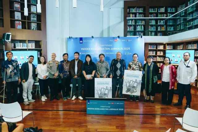 Peluncuran Indeks Keselamatan Jurnalis pada Senin (09/02) di Jakarta.