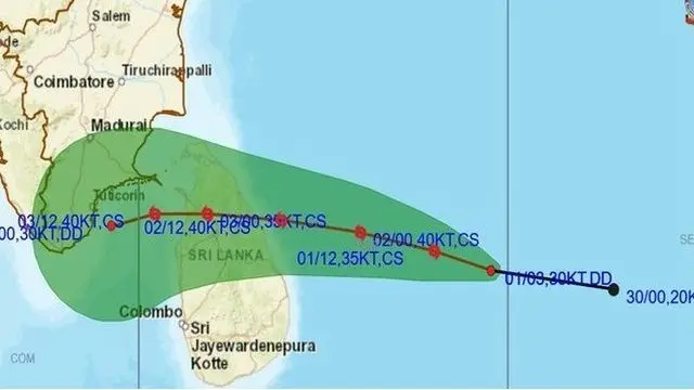 குமரிக் கடல் பகுதியை நெருங்கும் புதிய புயல் - எப்போது கரையைக் கடக்கும்?