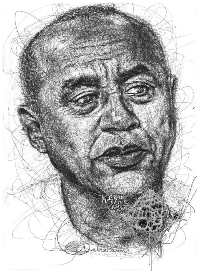 አዳም ረታ በስዕል