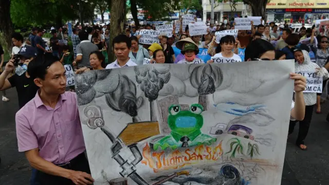 Protest against formosa in Hanoi, May 2016