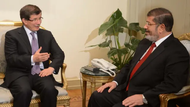 علاقات تركيا ومصر توترت عقب إطاحة الجيش بالرئيس مرسي