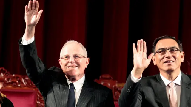 Pedro Pablo Kuczynski e Martín Vizcarra