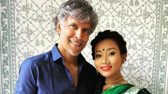 मिलिंद सोमण अंकिता कोनवार