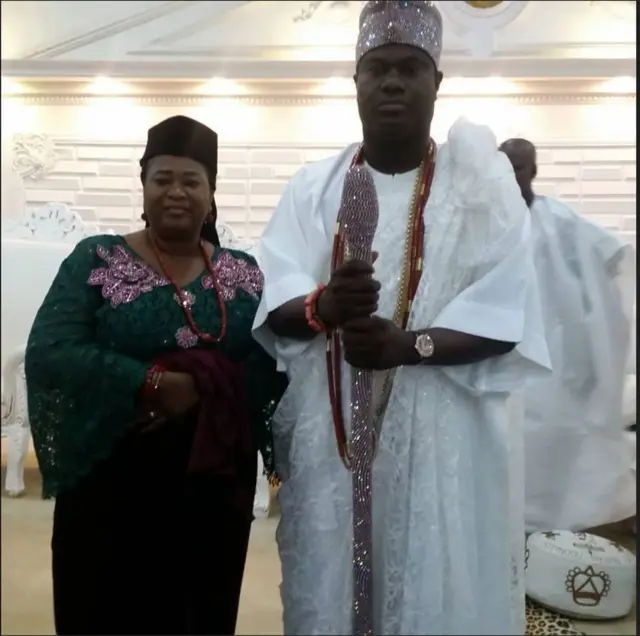 Adele Ọba Adesola Ebiseni ati Ooni tilu Ile ife