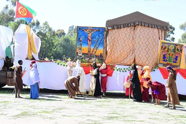 ነቲ ጽንብል ዝምልከት ሃይማኖታዊ ተዋስኦ ዘርእዩ መንሰያት ኣብ ሜዳ ባሕቲ መስከረም