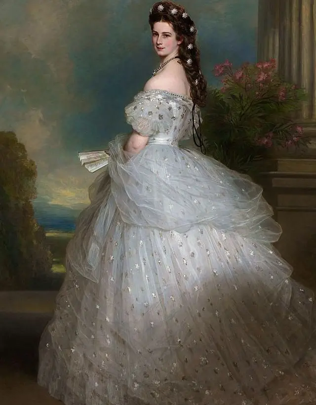 La emperatriz Isabel por Franz Xaver Winterhalter, (1865)
