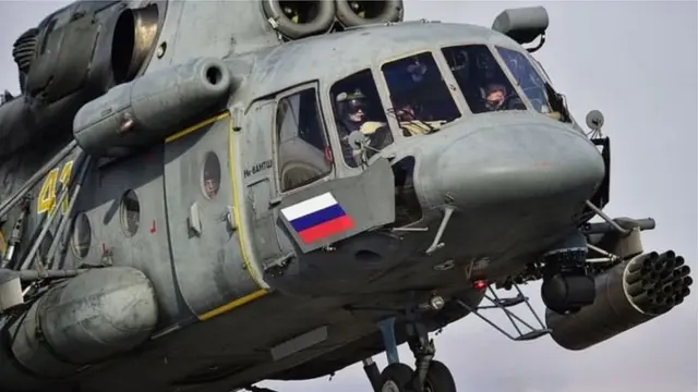 ሄሊኮፕተር ሩስያ ኣብ ሰማያት ኣፍሪቃ