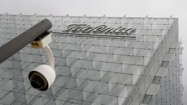 Vista exterior del edificio de Telefónica