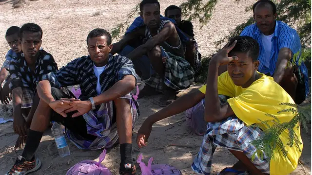 مهاجرون إثيوبيون