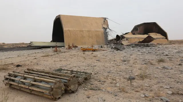 Vatiyye Üssü'nde bulunan BAE'nin sağladığı Rus füzelerinin parçaları