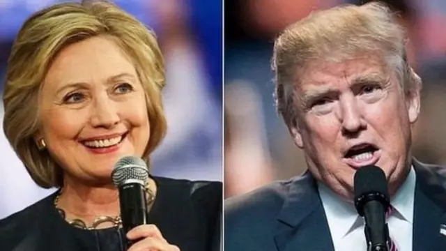 ہلیری کلنٹن اور ڈونلڈ ٹرمپ