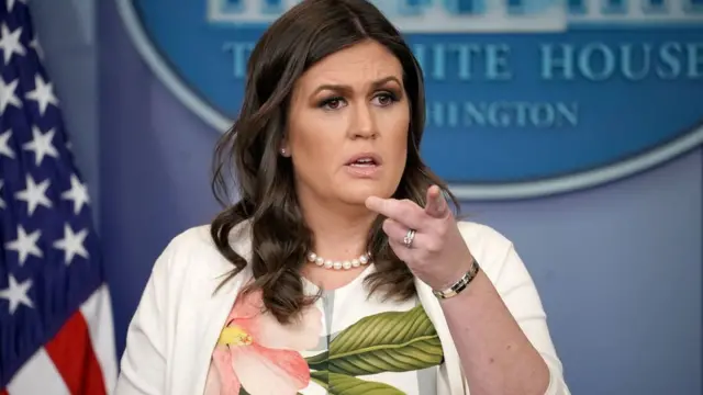 La vocera de la Casa Blanca