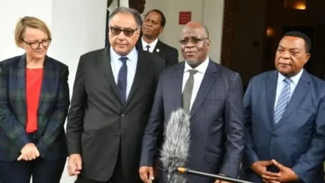 Rais Magufuli na Makamu wa Rais wa Benki ya Dunia Dkt Hafez Ghanem walifanya mazungumzo Ikulu, Dar es Salaam