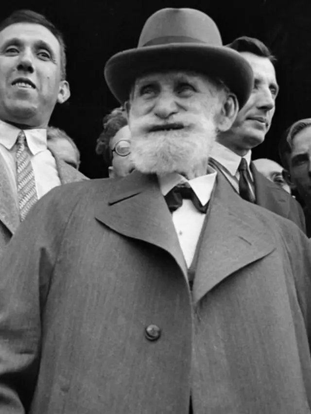 Российский физиолог Иван Павлов, Нобелевский лауреат, академик (1 сентября 1935 года)