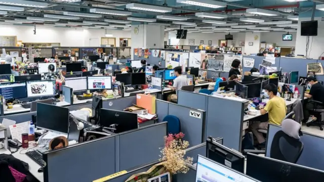 사무실 근무 모습(자료사진)