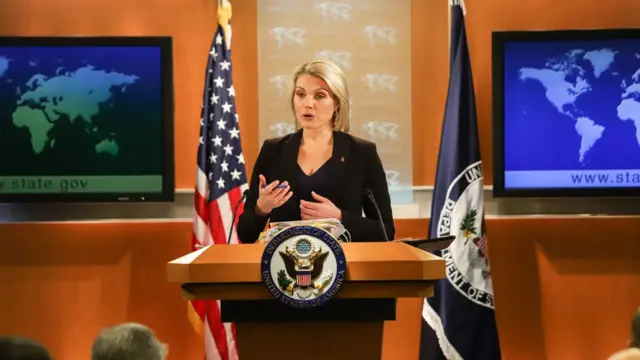 ABD Dışişleri Bakanlığı Sözcüsü Heather Nauert