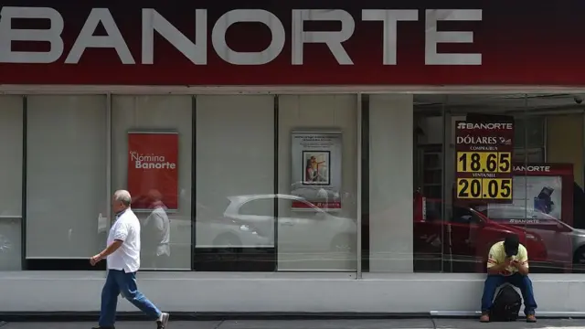 Una sucursal de Banorte