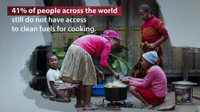 Les formes traditionnelles et polluantes de biomasse, comme le charbon de bois et le bois, présentent un risque pour la santé. (Source : Banque mondiale)