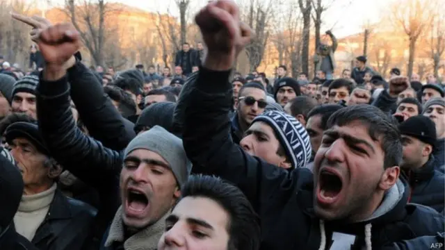 Протест в армении