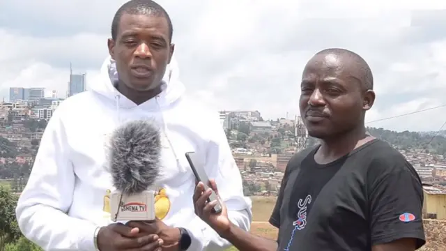 Niyonsenga Dieudonne na mugenzi we Nsenigmana Theoneste hamwe mu kiganiro mu 2019