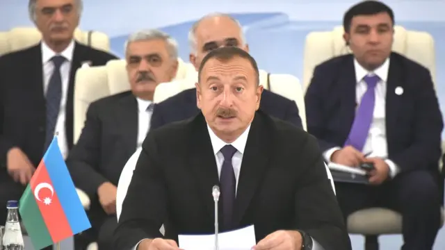Президент Азербайджана Ильхам Алиев (8 августа 2016)