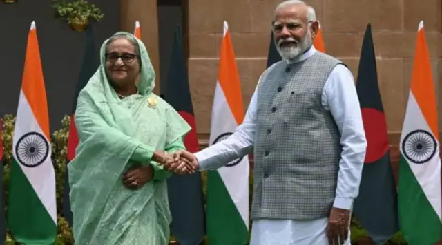 नरेद्र मोदी और शेख़ हसीना