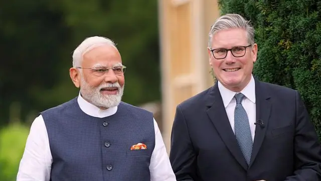 किएर स्टार्मर, नरेंद्र मोदी