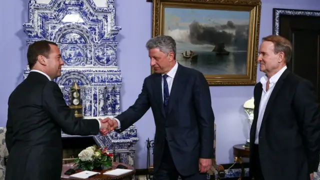 Бойко та Медведчук в Росії