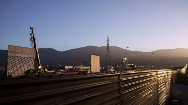 Prototipo del muro de Trump