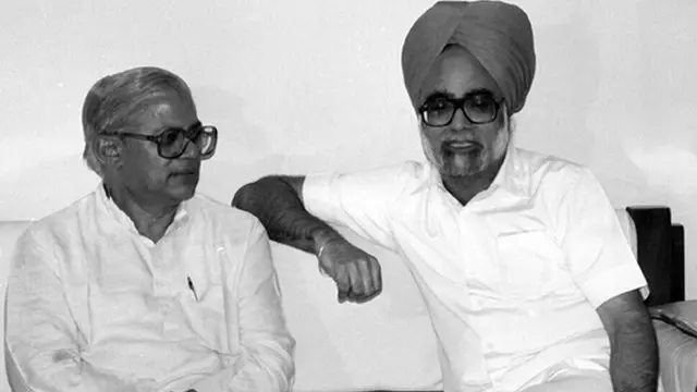 माधव सिंह सोलंकी, मनमोहन सिंह