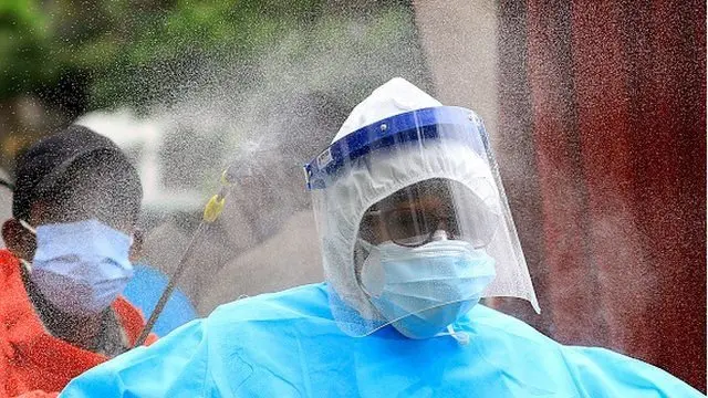 Health workers in Sri Lanka