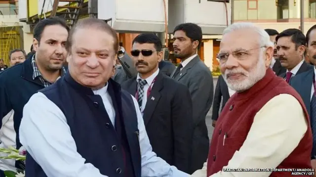 नवाज़ शरीफ़ और नरेंद्र मोदी