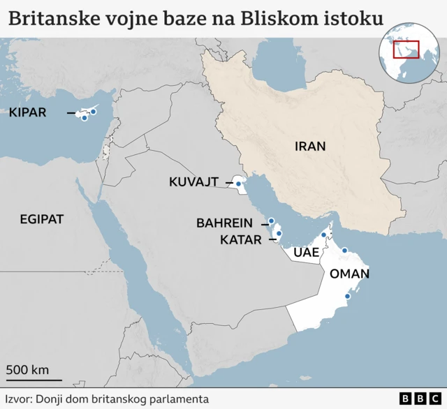 britanske vojne baze na Bliskom istoku