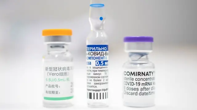 Sinopharm, Sputnik V ve Pfizer/BioNTech aşıları