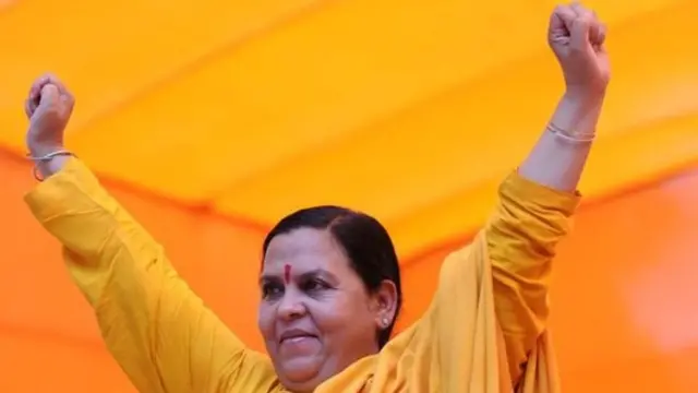 केंद्रीय मंत्री उमा भारती.
