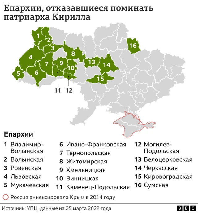 карта Украины