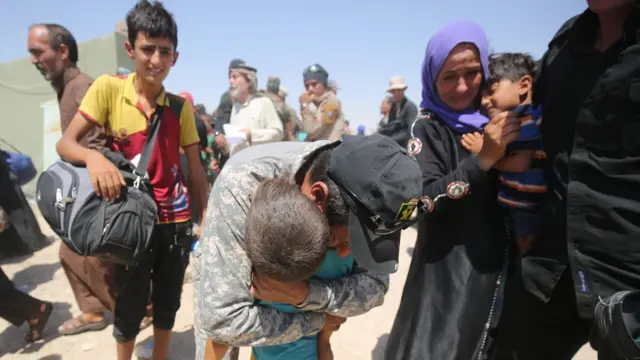 Dadka ka soo qaxay Mosul