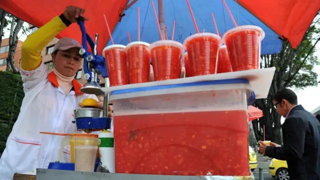Jugos de fruta en Bogotá