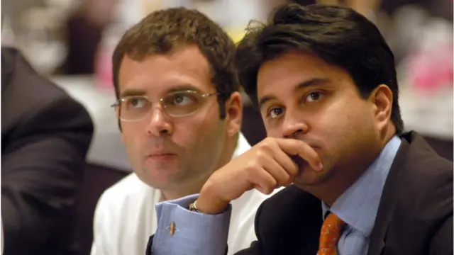 రాహుల్ గాంధీ, జ్యోతిరాదిత్య సింధియా