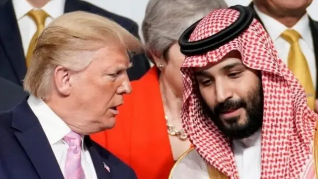 ट्रंप और मोहम्मद बिन सलमान