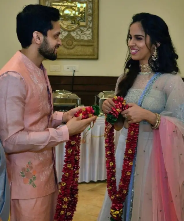 साइना नेहवाल और पी. कश्यप