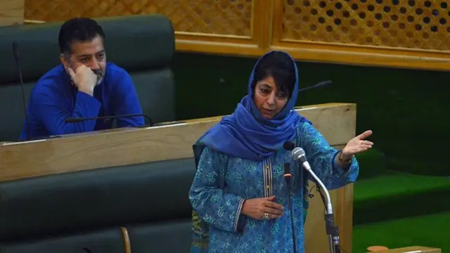 జమ్ముకశ్మీర్ ముఖ్యమంత్రి మెహబూబా ముఫ్తీ